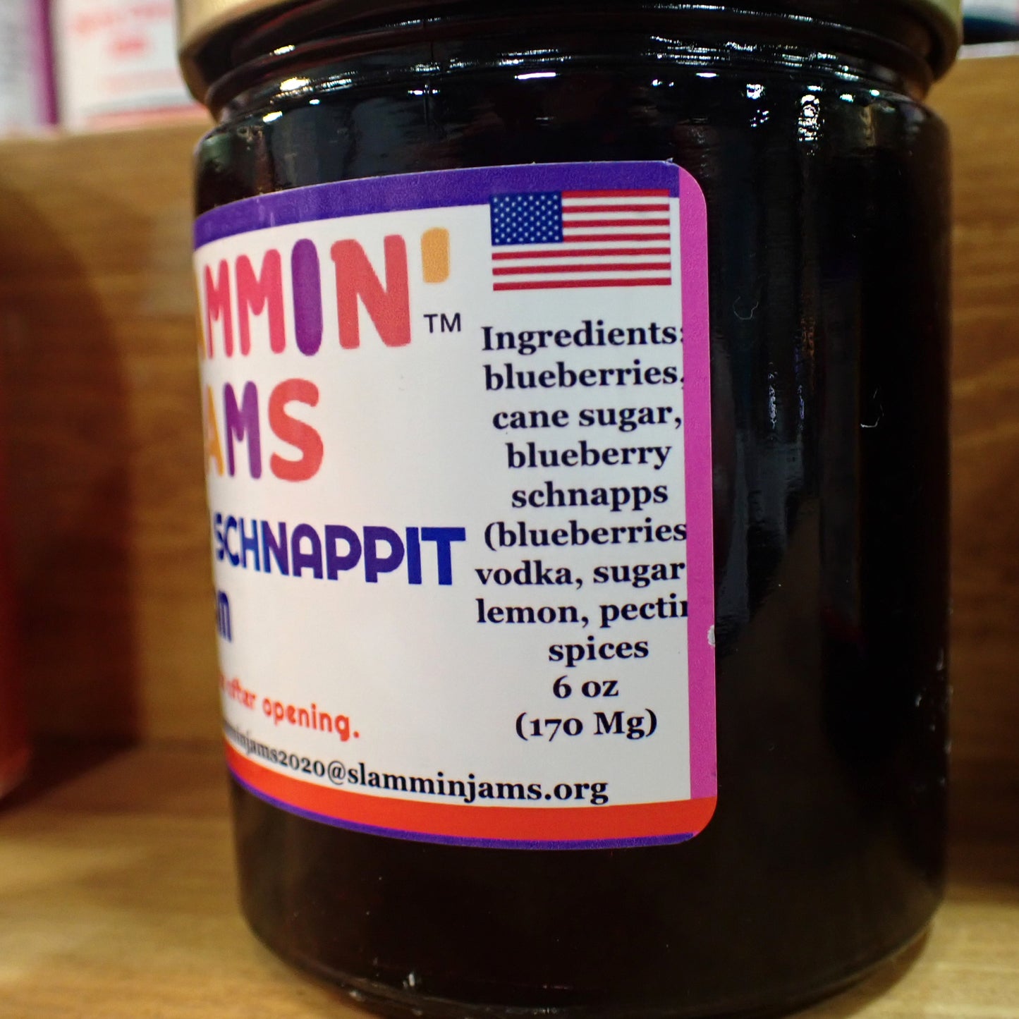 Blueberry Schnappit Jam