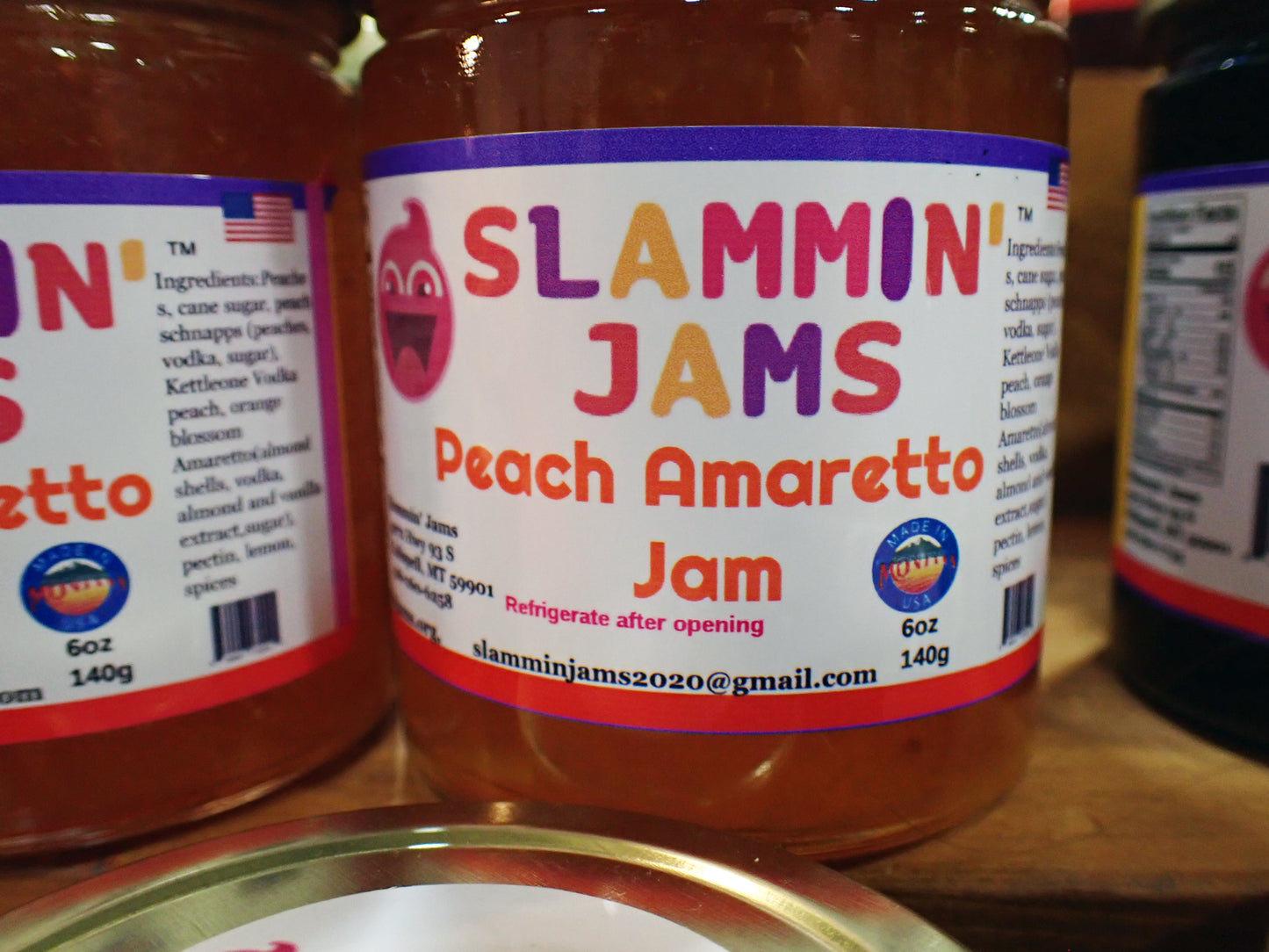Peach Amaretto Jam