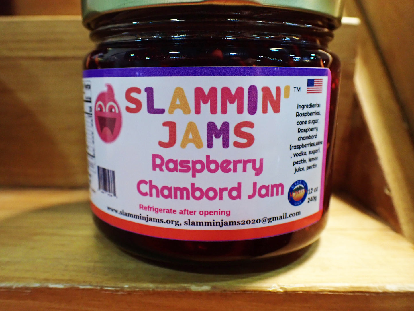 Raspberry Chambord Jam