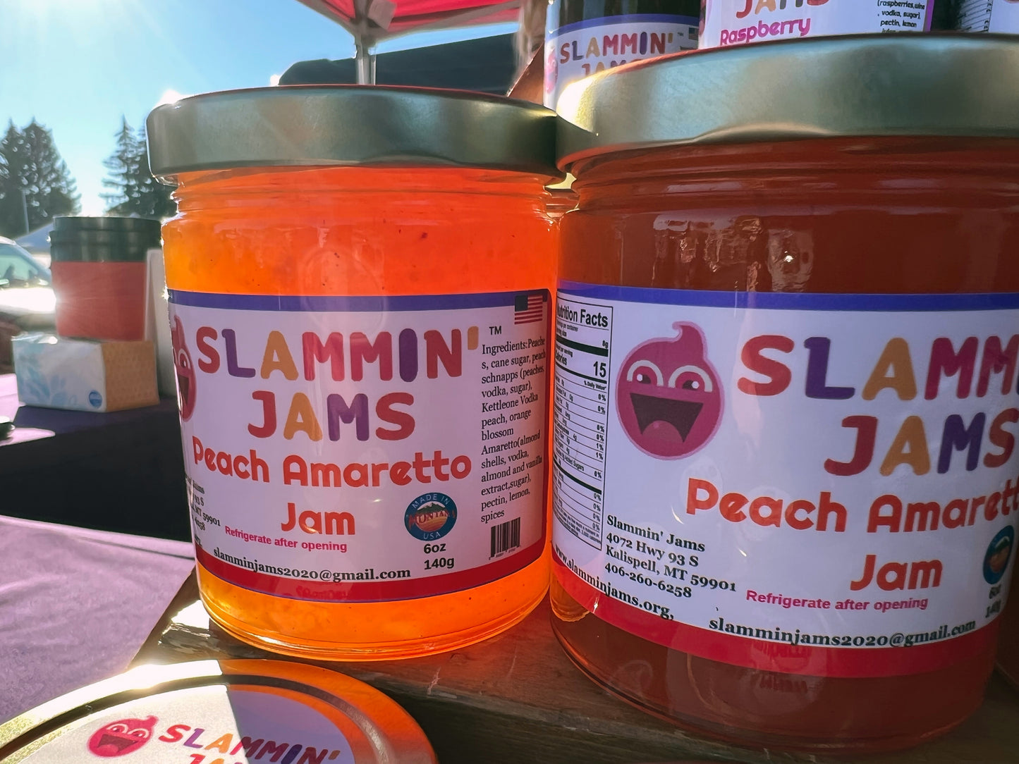 Peach Amaretto Jam