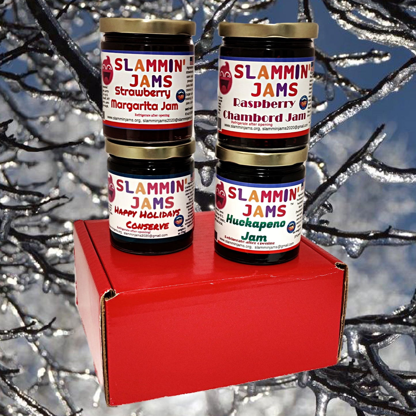 Gift Box of 4 Slammin' Jams
