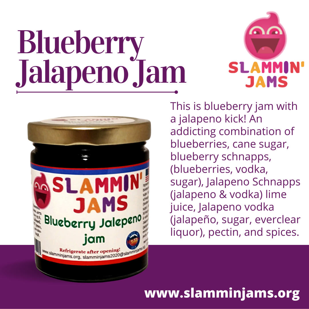 Blueberry Jalapeno Jam