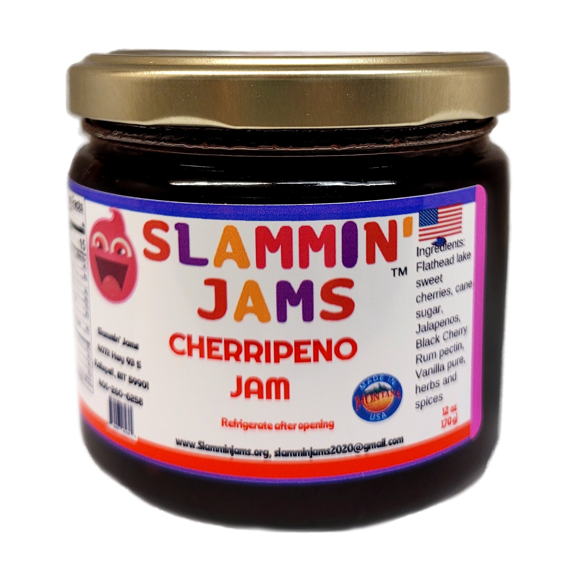 Cherripeno Jam - 12 oz  by Slammin' Jams
