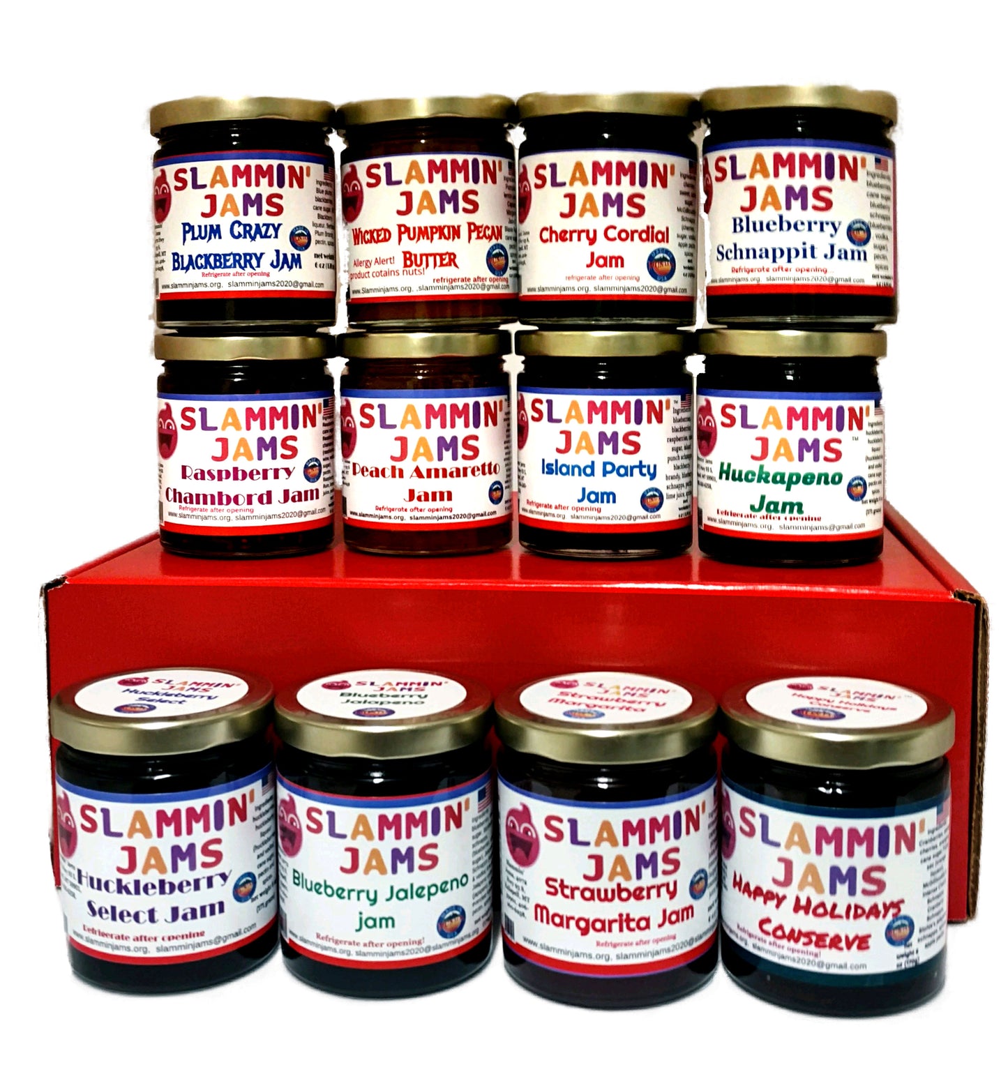 Gift Box of 12 Slammin' Jams Save 15%!